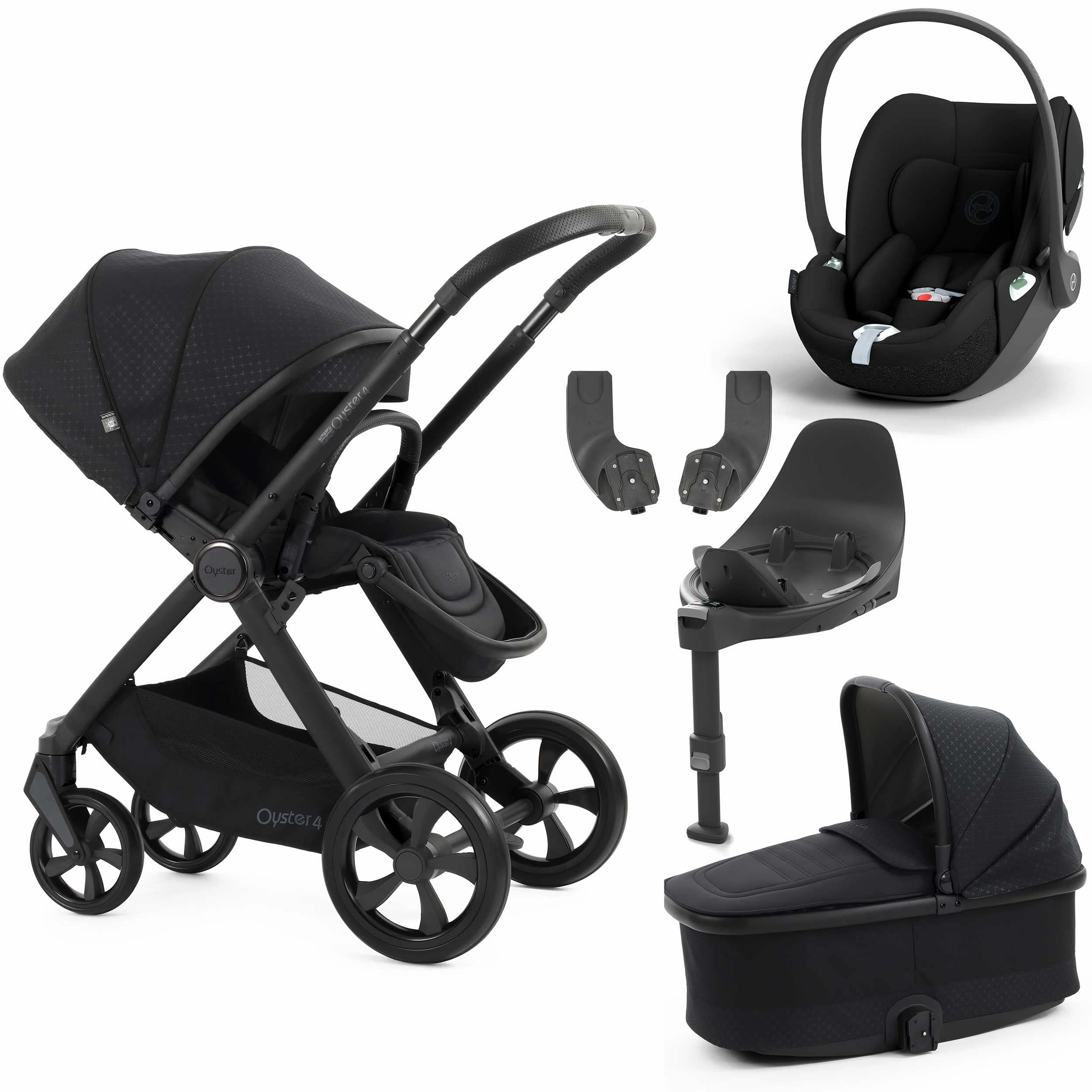 BabyStyle Oyster 4 Essential Bundle - Raven