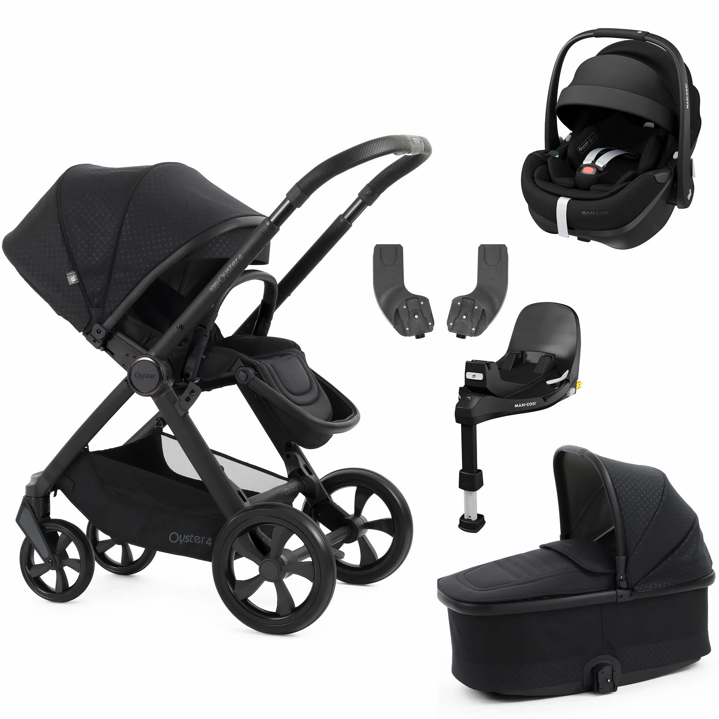 BabyStyle Oyster 4 Essential Bundle - Raven