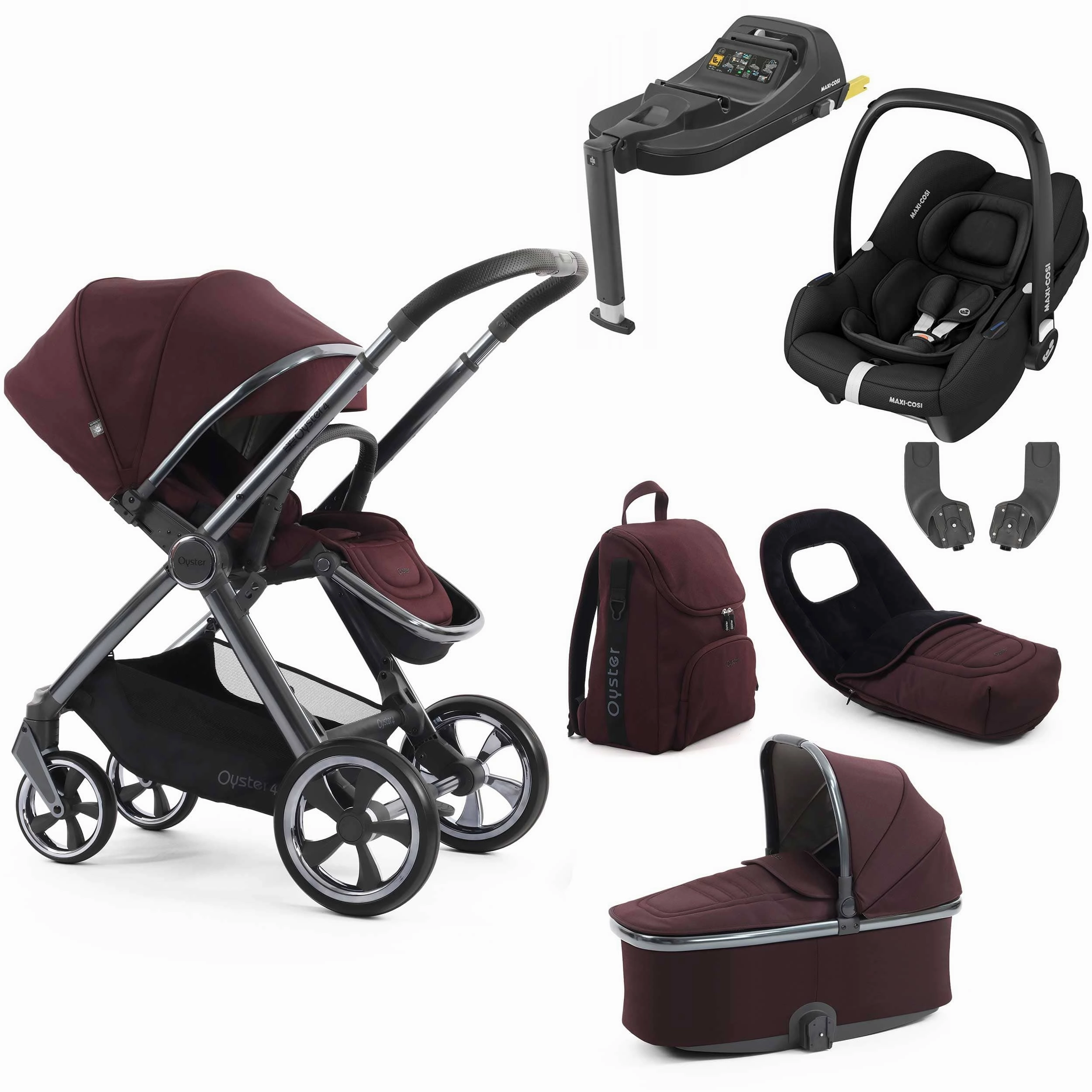 BabyStyle Oyster 4 Luxury Bundle - Mulberry