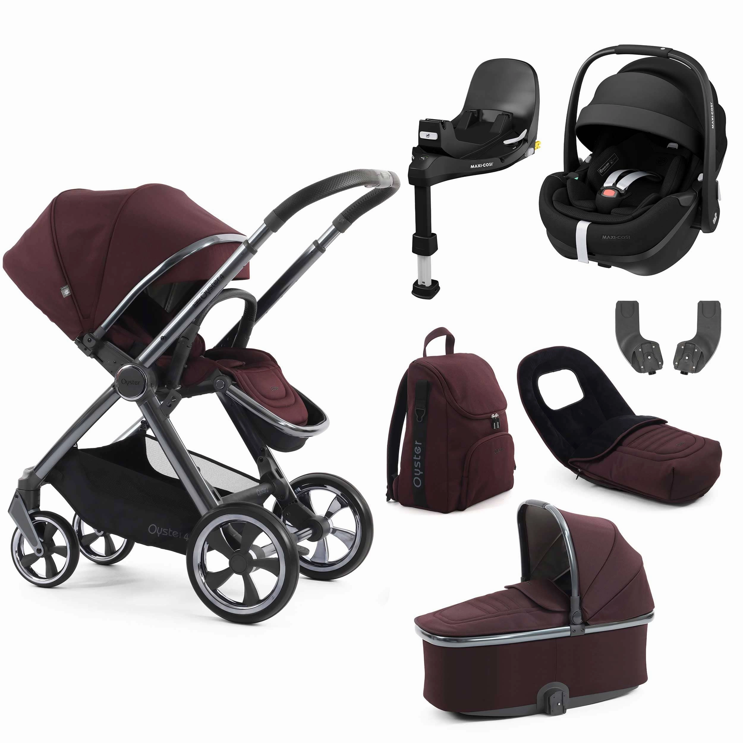 BabyStyle Oyster 4 Luxury Bundle - Mulberry
