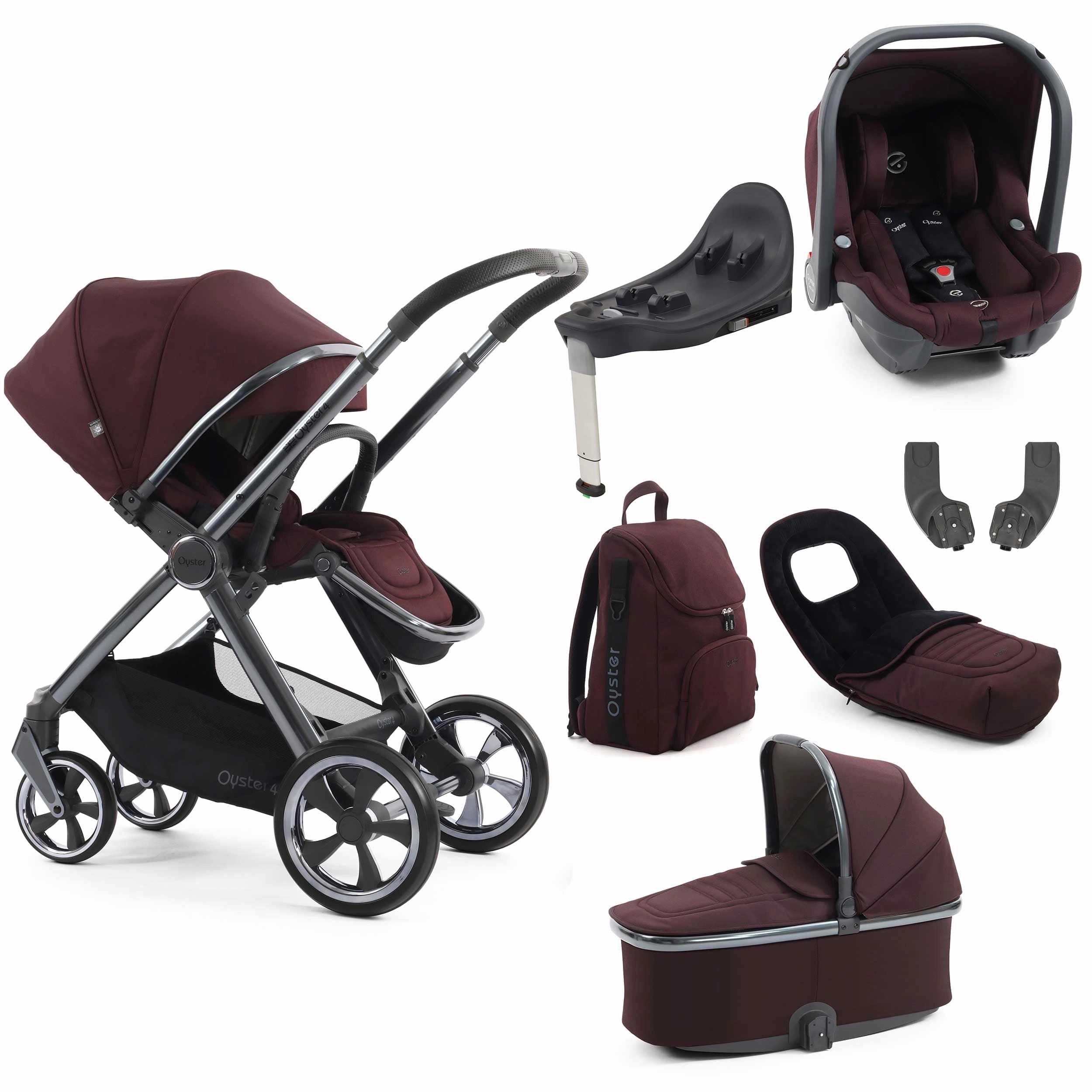 BabyStyle Oyster 4 Luxury Bundle - Mulberry