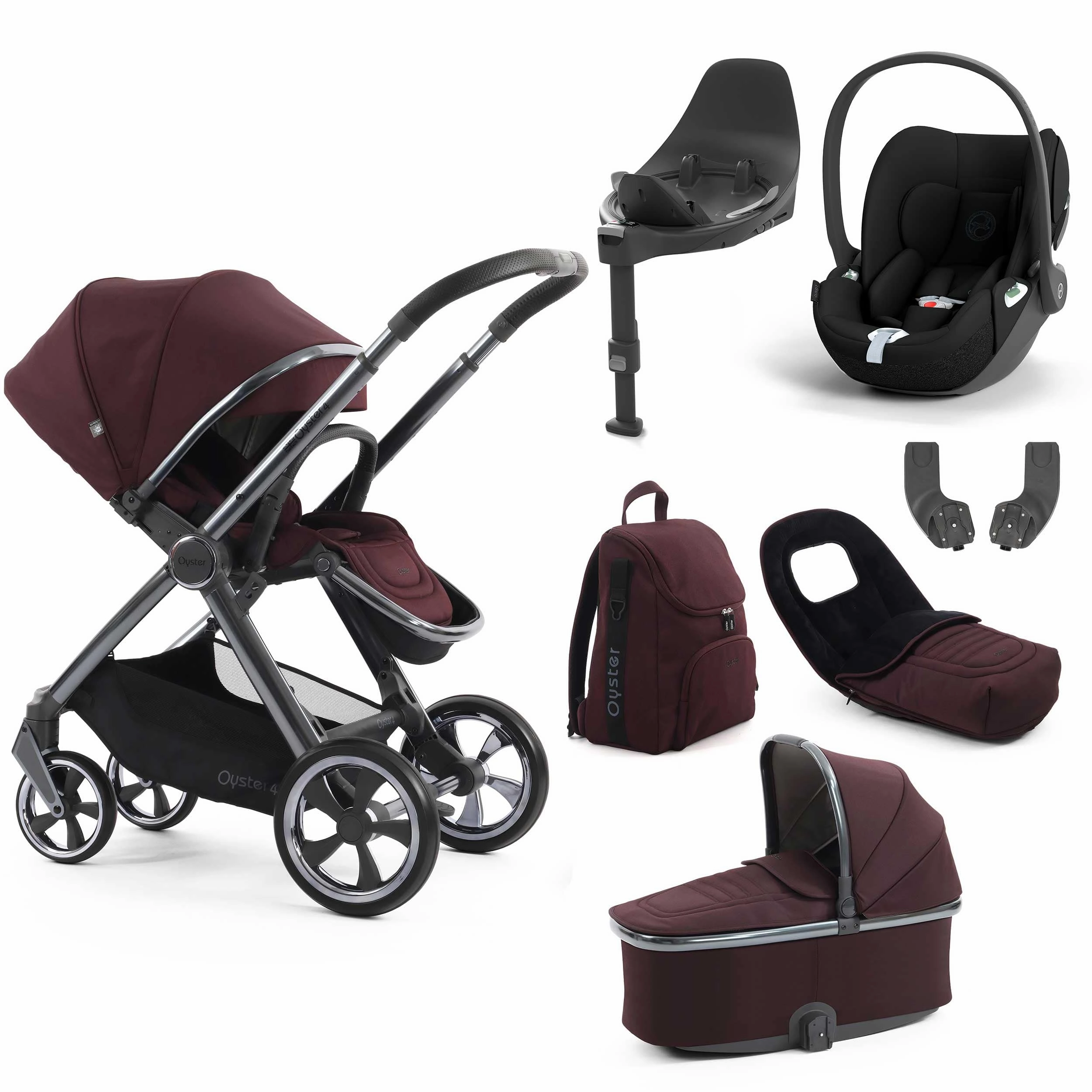 BabyStyle Oyster 4 Luxury Bundle - Mulberry