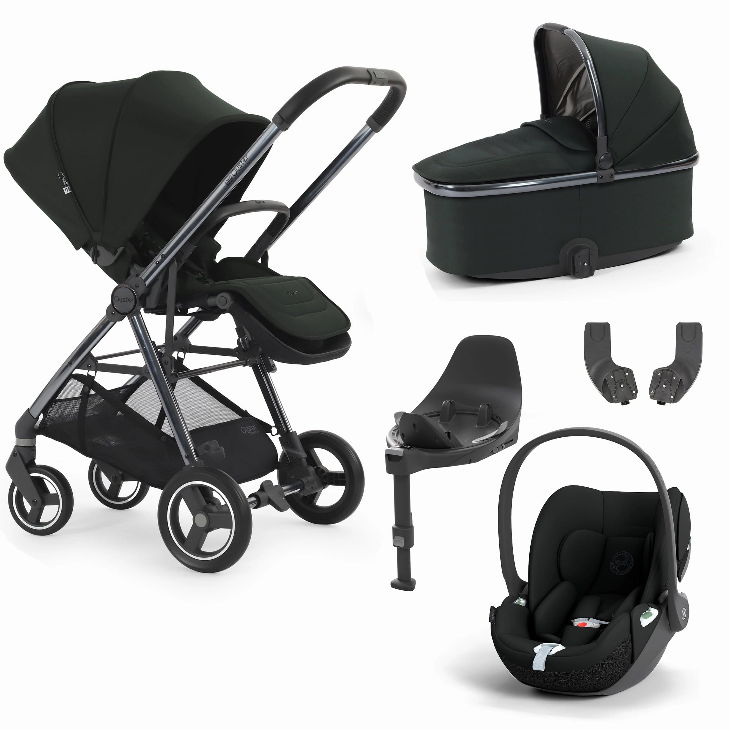 BabyStyle Oyster Gravity  5 Piece Bundle - Black Olive