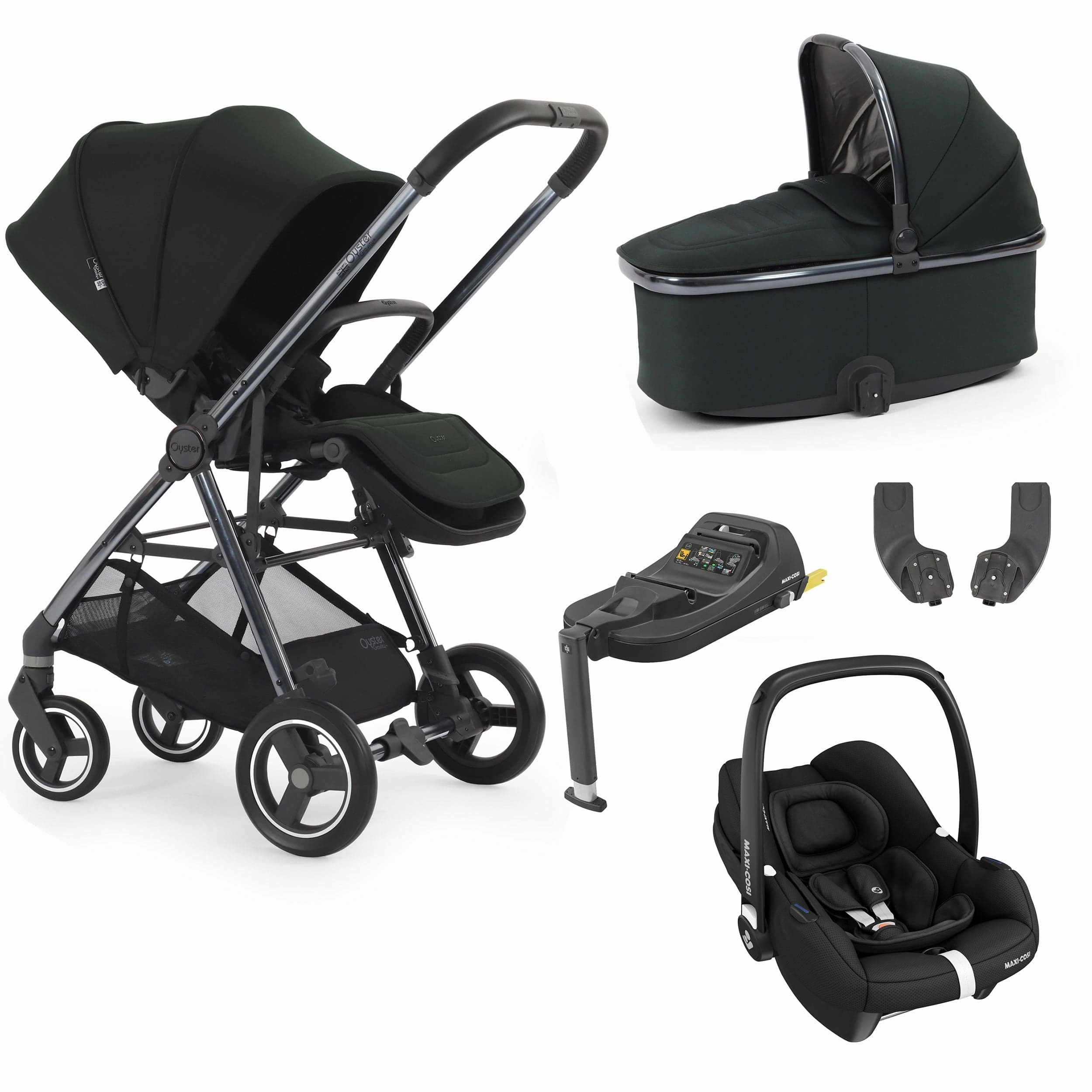 BabyStyle Oyster Gravity  5 Piece Bundle - Black Olive