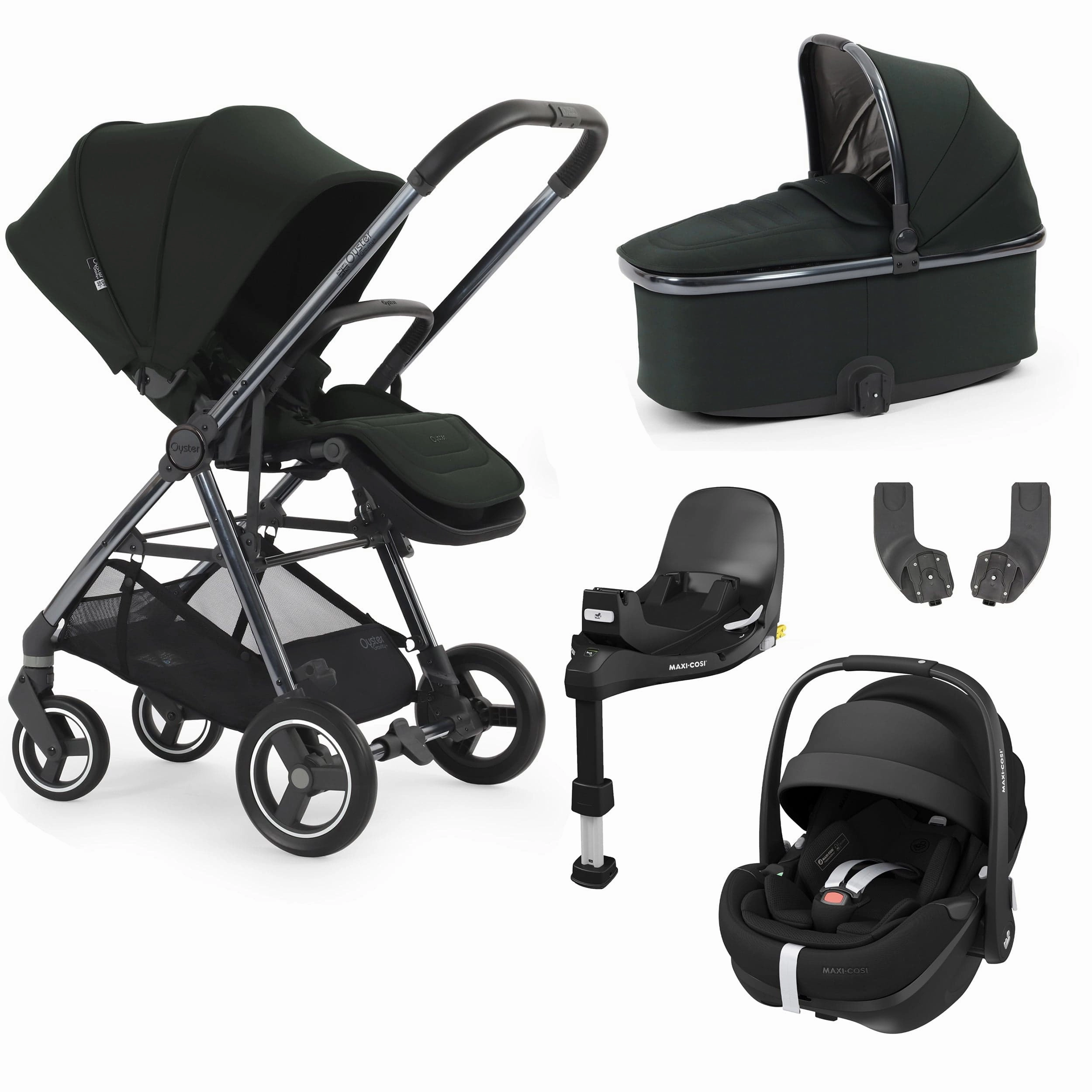 BabyStyle Oyster Gravity  5 Piece Bundle - Black Olive