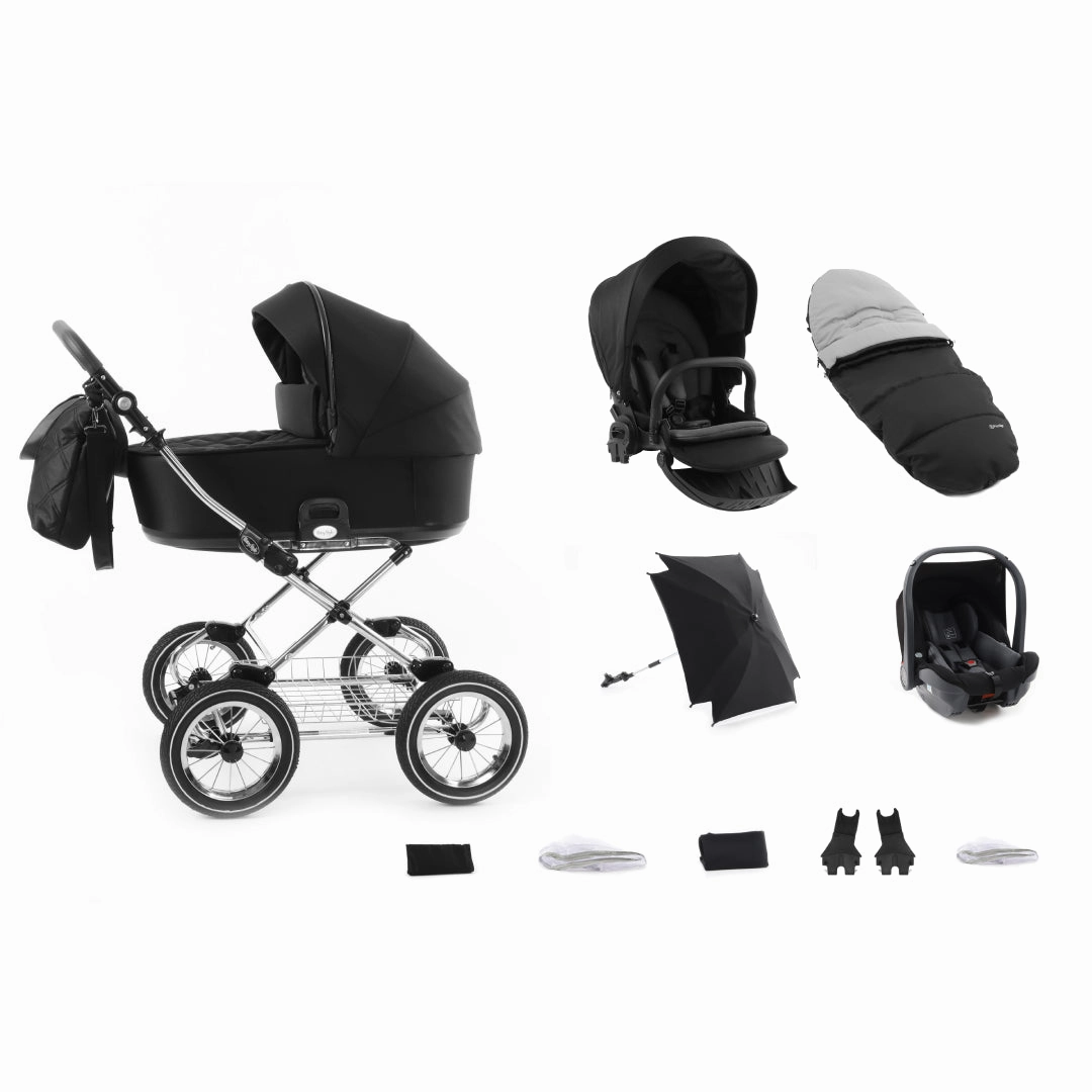 BabyStyle Prestige Stroller 12 Piece Bundle - Ebony