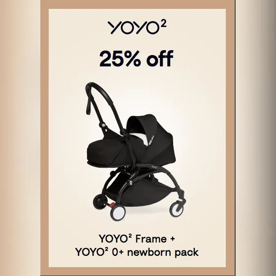 BABYZEN YOYO2 0  Frame with Newborn Pack