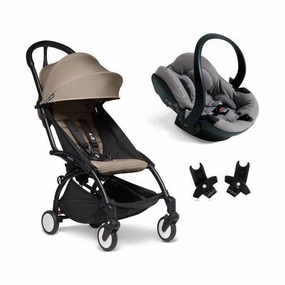 BABYZEN YOYO Travel System - Taupe bundle (car seat   fabric pack with frame)