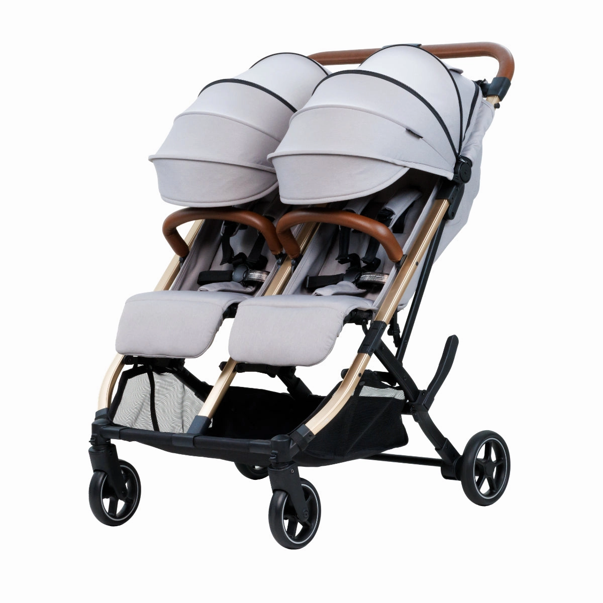 Beblum Gemini Twin Stroller 0-22kg/seat (Assorted Designs) - 2024 model