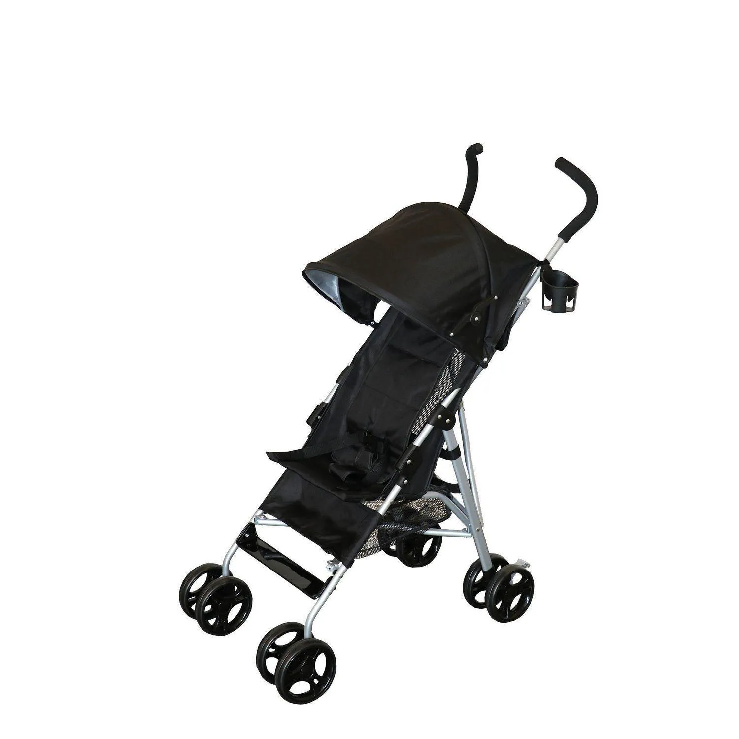 Bily 3D Umbrella Fold Stroller - Black