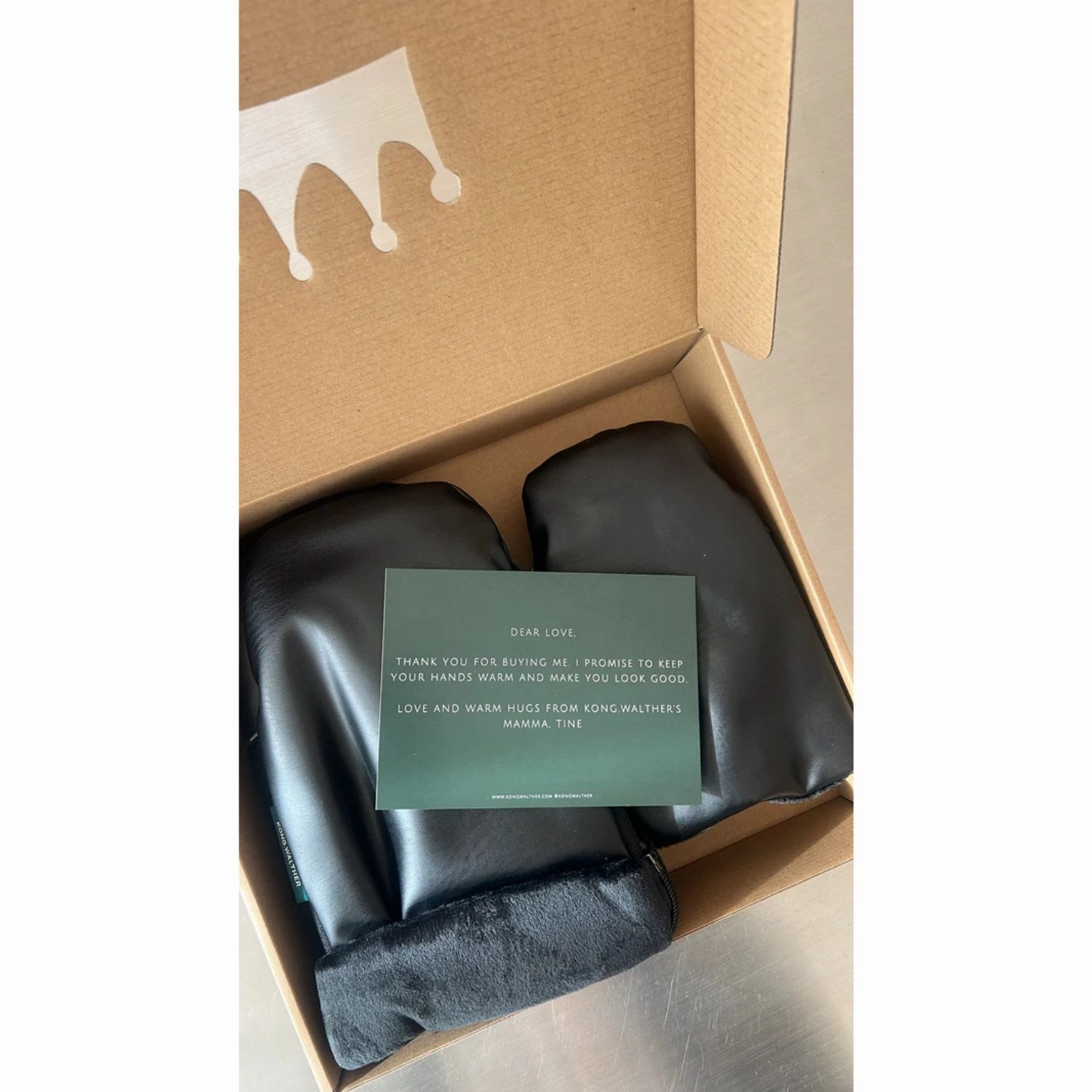 Black sterbro Stroller Gloves