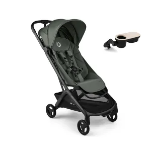 Bugaboo Butterfly 2 Stroller with Snack Tray - Forest Green