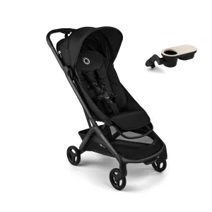 Bugaboo Butterfly 2 Stroller with Snack Tray - Heritage Black