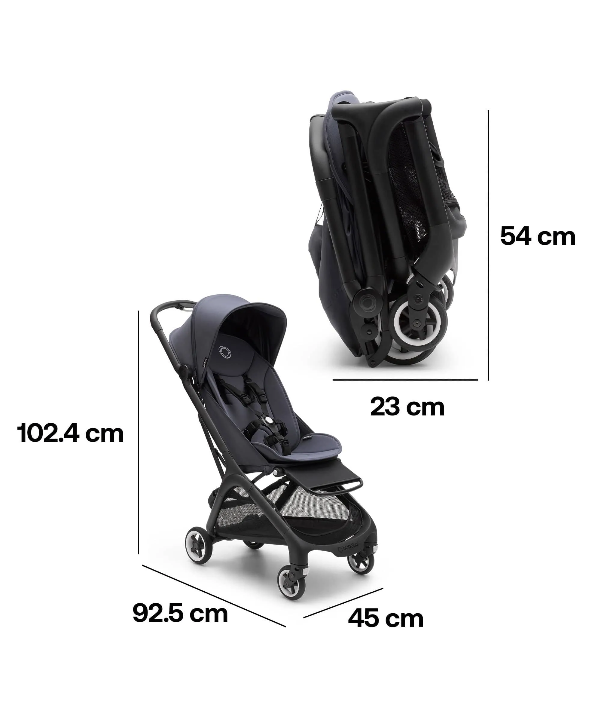 Bugaboo Butterfly Stroller - Stormy Blue