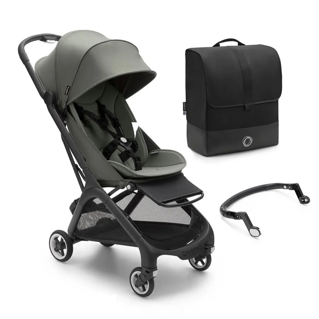 Bugaboo Butterfly Travel Pushchair - Black/Forest Green