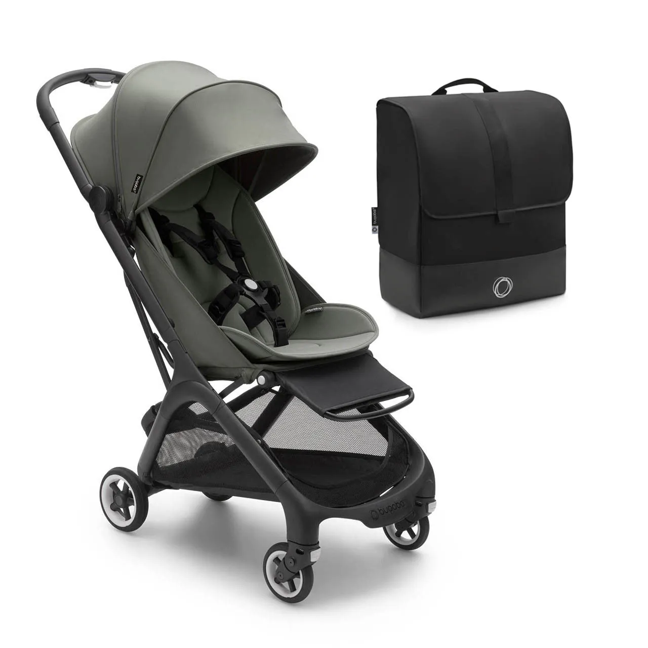 Bugaboo Butterfly Travel Pushchair - Black/Forest Green