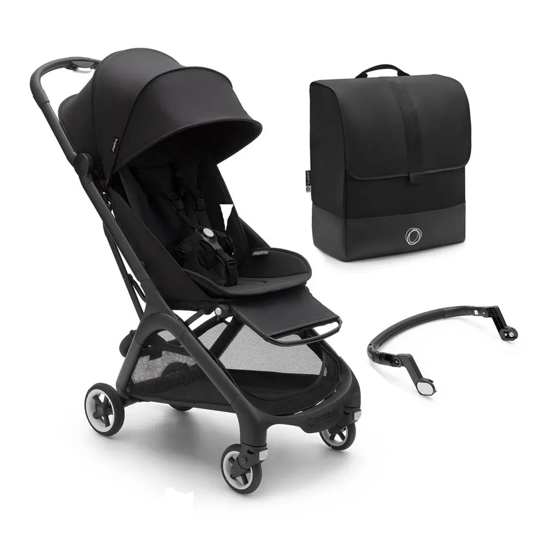 Bugaboo Butterfly Travel Pushchair - Black/Midnight Black