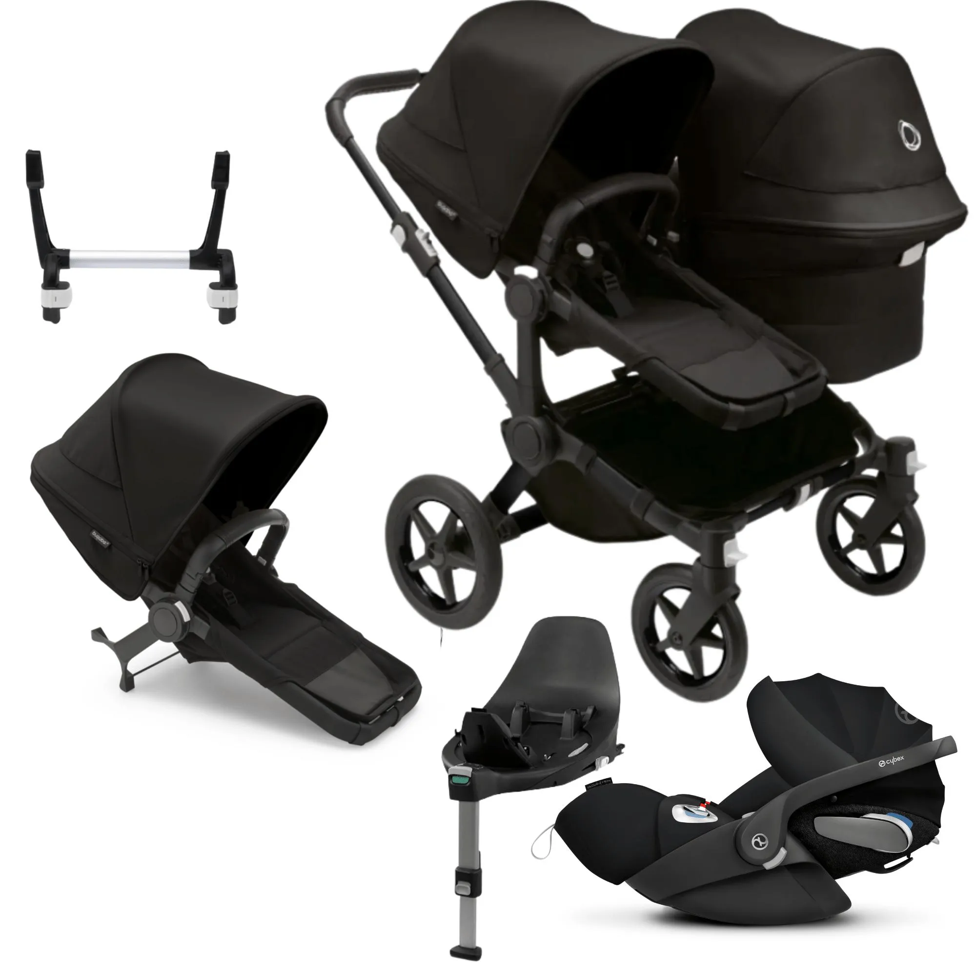 Bugaboo, Donkey 5 Duo Complete Travel Bundle w/ Cloud T