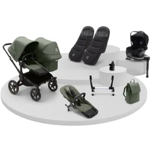 Bugaboo, Donkey 5 Duo Ultimate Newborn Bundle with Turtle Air