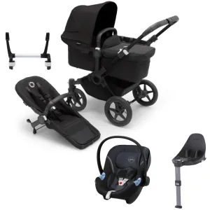 Bugaboo, Donkey 5 Mono Complete Travel Bundle w/ Aton B2