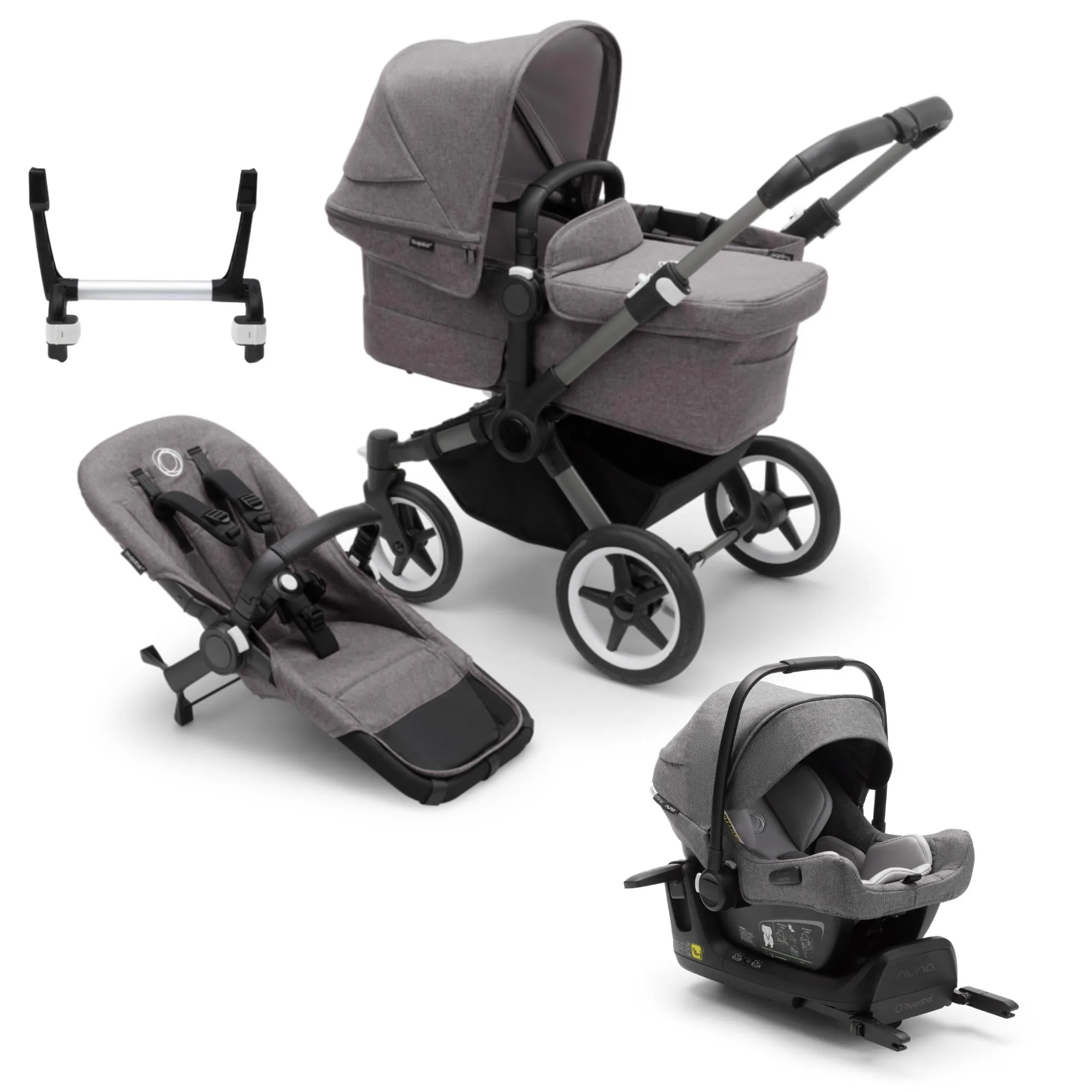 Bugaboo, Donkey 5 Mono Complete Travel Bundle w/ Turtle Air