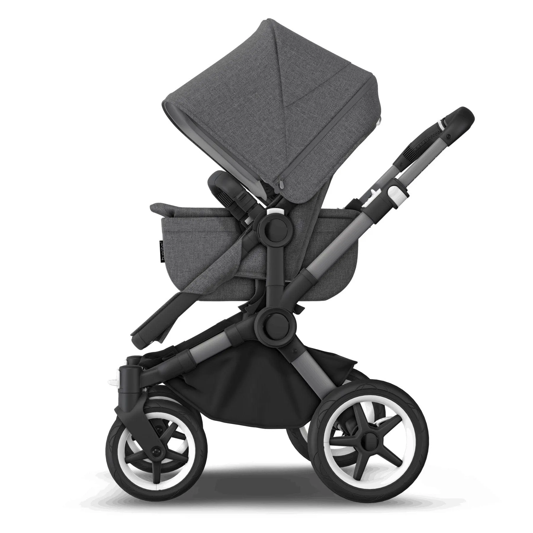 Bugaboo Donkey 5 Mono Turtle Travel System - Grey Mlange