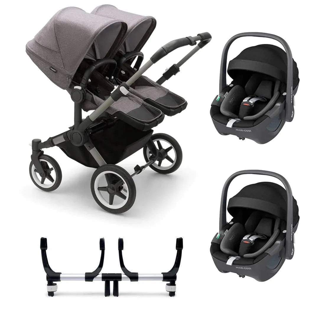 Bugaboo Donkey 5 Twin Complete - Grey Melange
