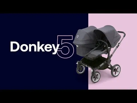Bugaboo, Donkey 5 Twin Complete Travel Bundle w/ Cloud T