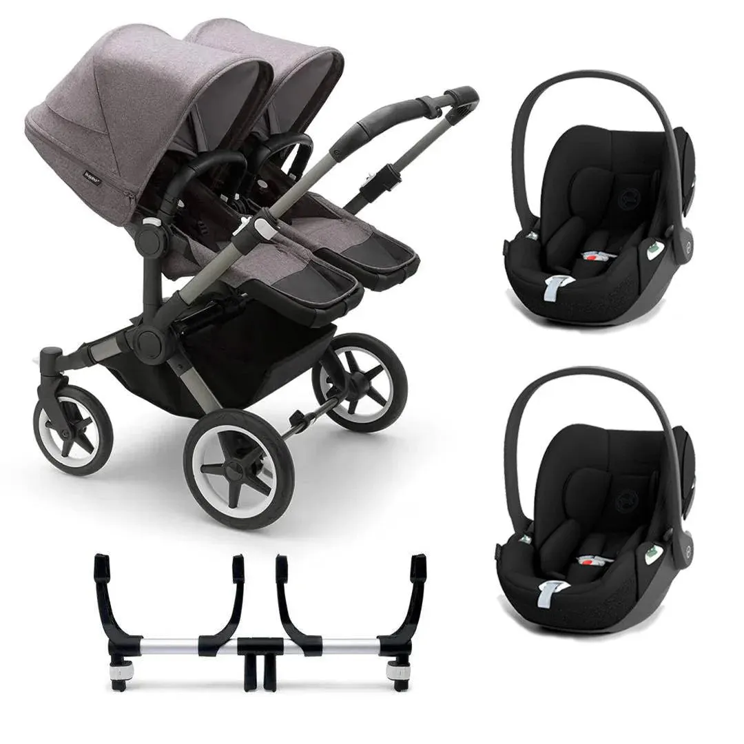 Bugaboo, Donkey 5 Twin Complete Travel Bundle w/ Cloud T