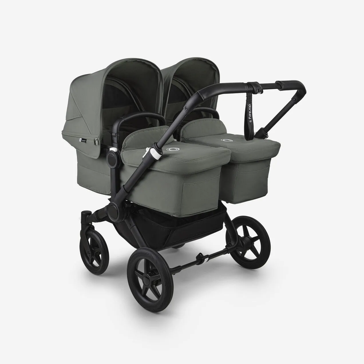 Bugaboo, Donkey 5 Twin Ultimate Newborn Bundle with Turtle Air
