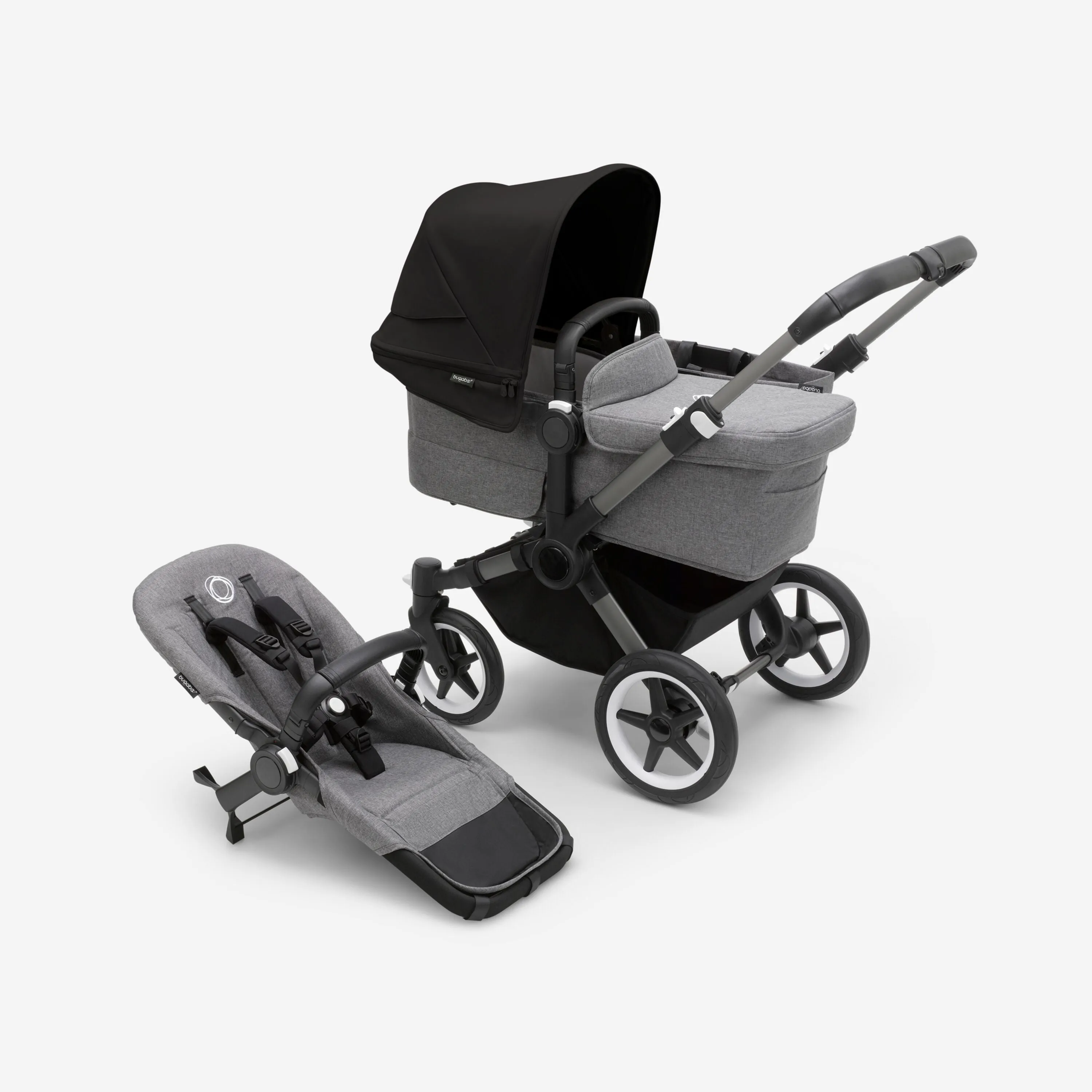 Bugaboo Donkey Mono Stroller | Complete Graphite Frame