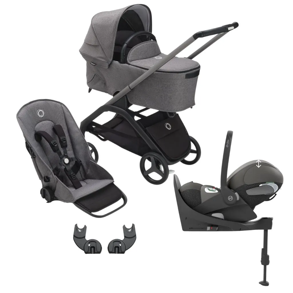 Bugaboo, Dragonfly   Cloud T Bundle, Graphite/Grey Melange