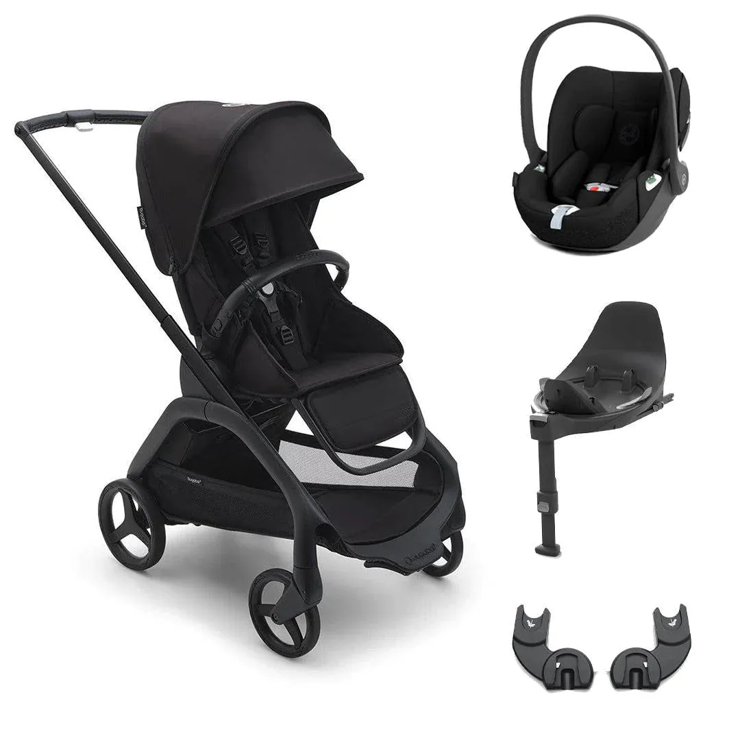 Bugaboo Dragonfly   Cloud T Travel System - Midnight Black