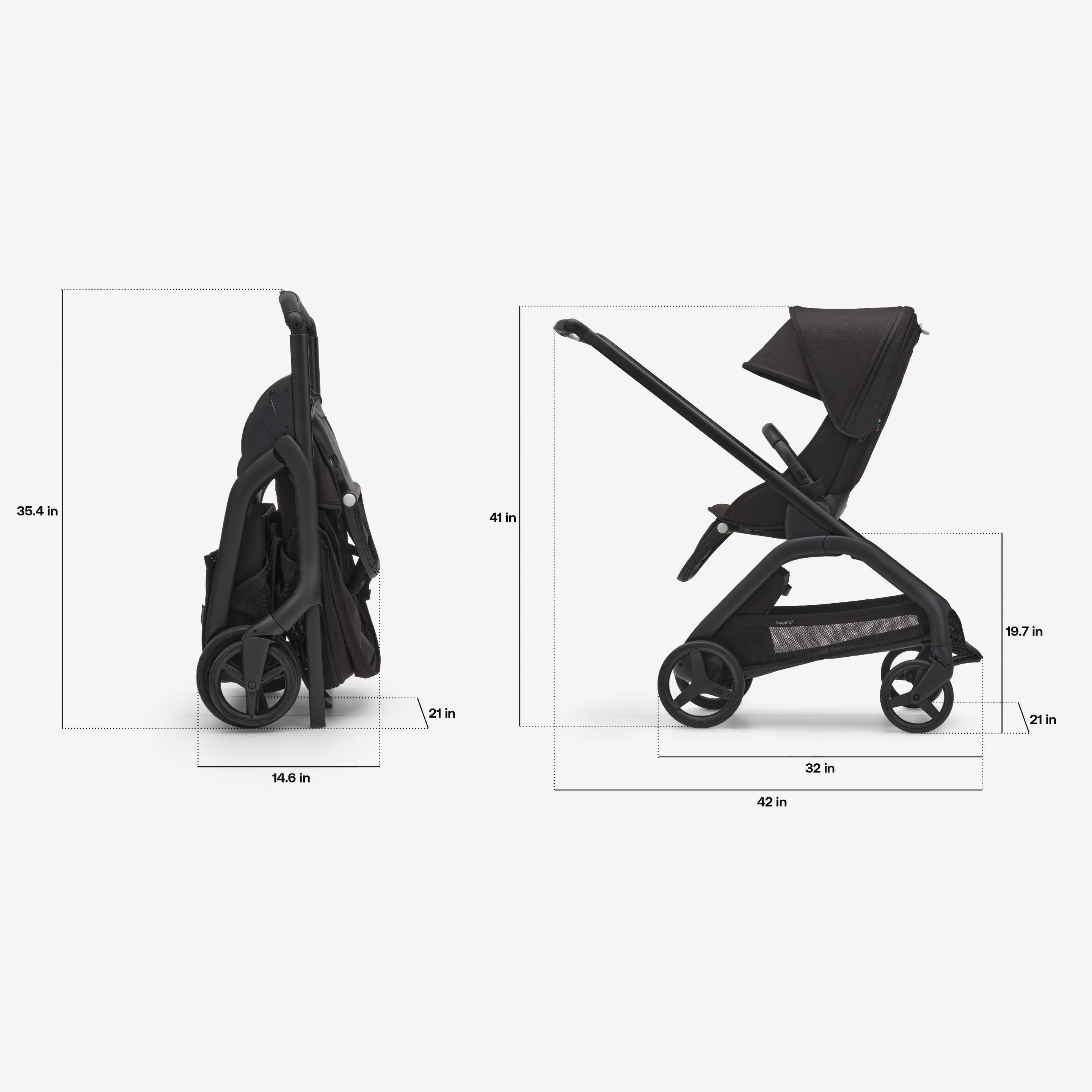 Bugaboo - Dragonfly Complete Black/Forest Green
