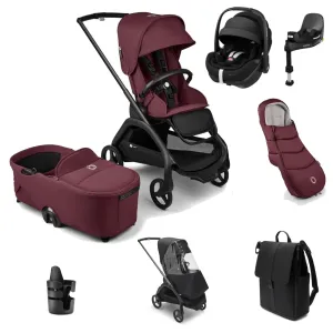 Bugaboo Dragonfly Pushchair Ultimate (Pebble 360 PRO2) Bundle - Cherry Red
