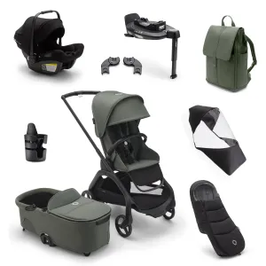 Bugaboo, Dragonfly Ultimate Newborn Bundle, Forest Green