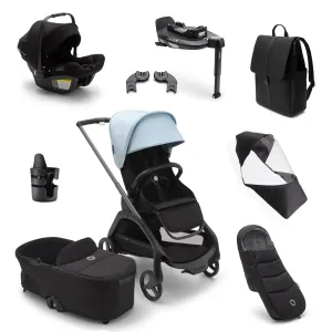 Bugaboo, Dragonfly Ultimate Newborn Bundle, Skyline Blue
