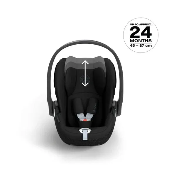 Bugaboo Fox 5, Cloud T and Base Travel System - Black/Midnight Black/Misty White