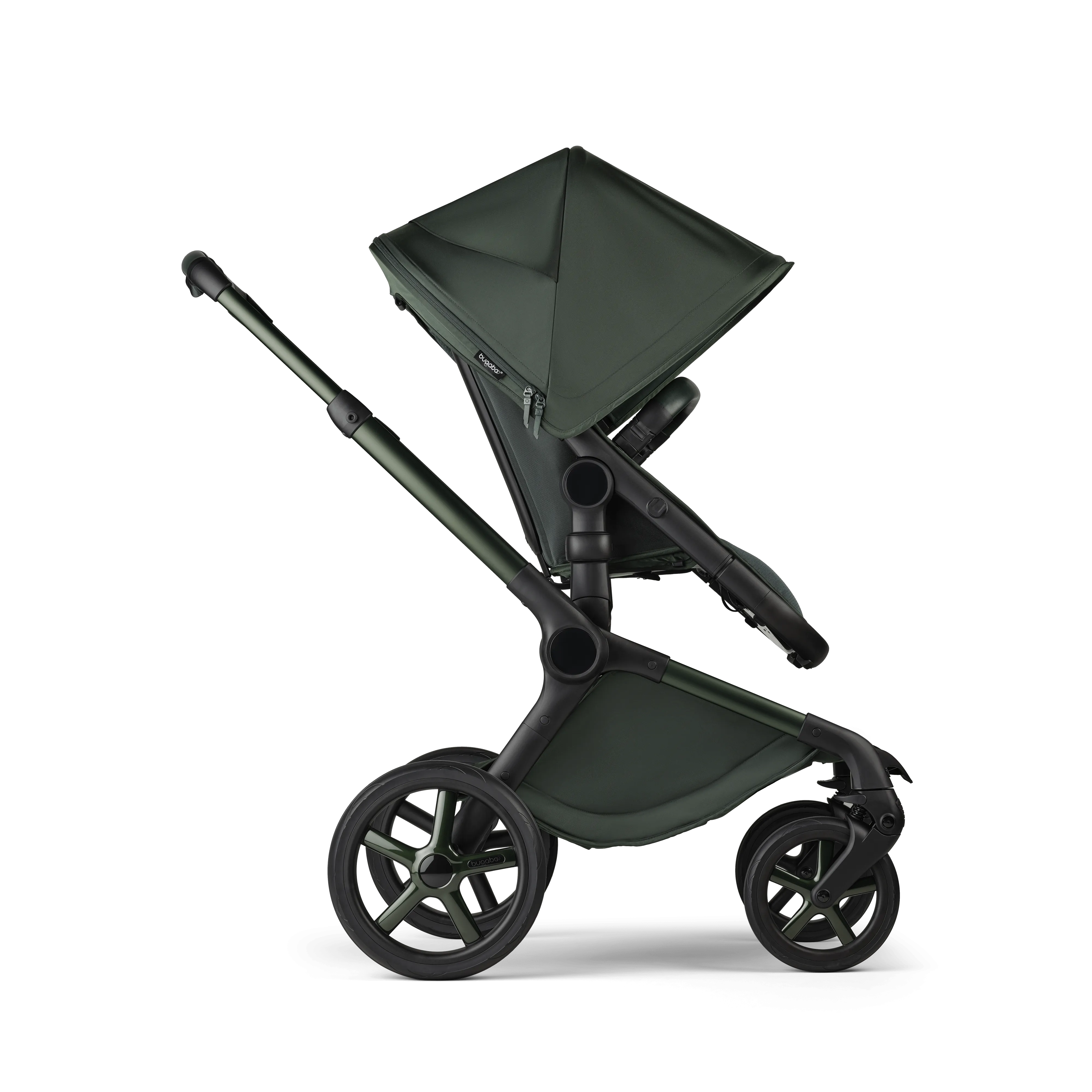 Bugaboo Fox 5 Cloud T Travel System, Noir Limited Edition - Midnight Green