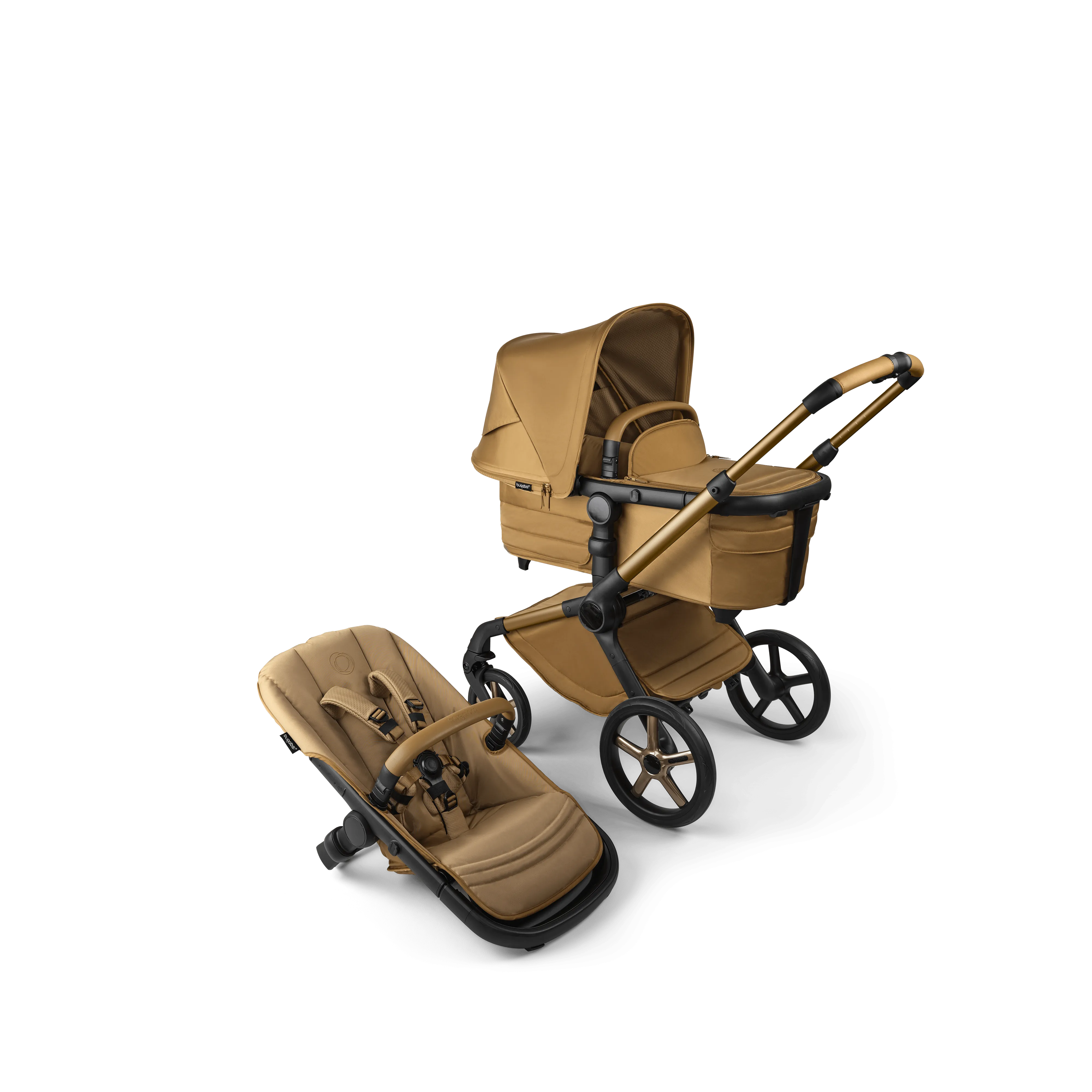 Bugaboo Fox 5 Complete, Noir Limited Edition - Amber Glow