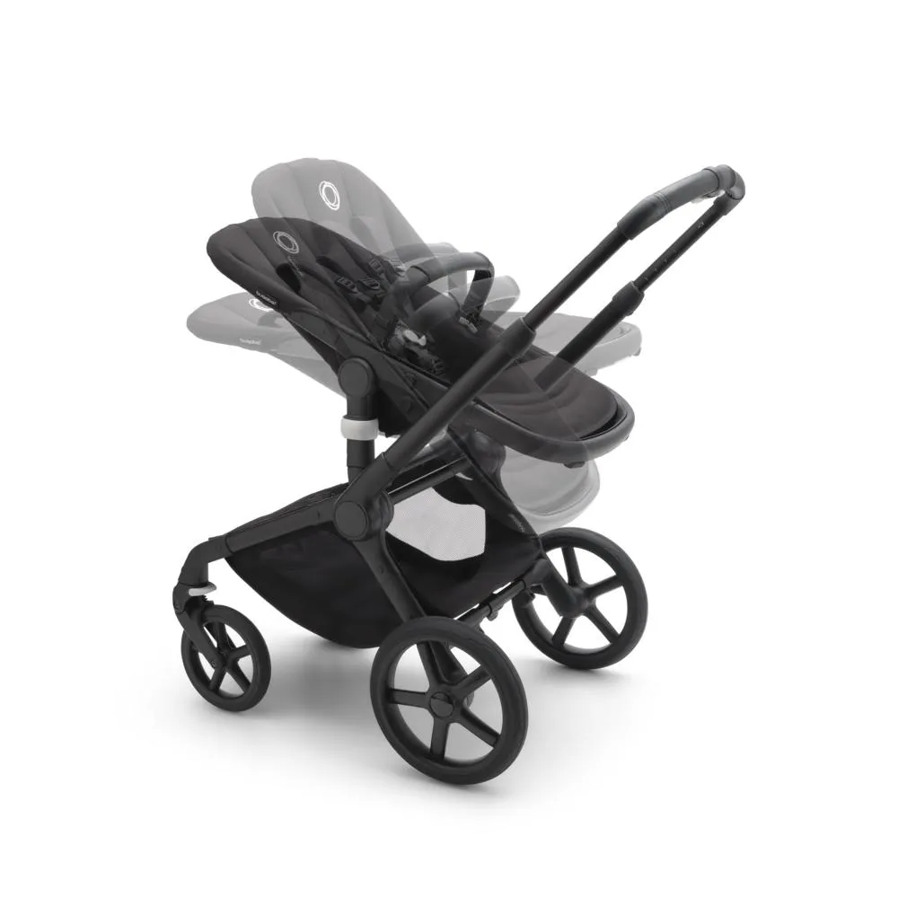 Bugaboo, Fox 5 Complete Travel Bundle w/ Aton B2, Black/Grey Melange