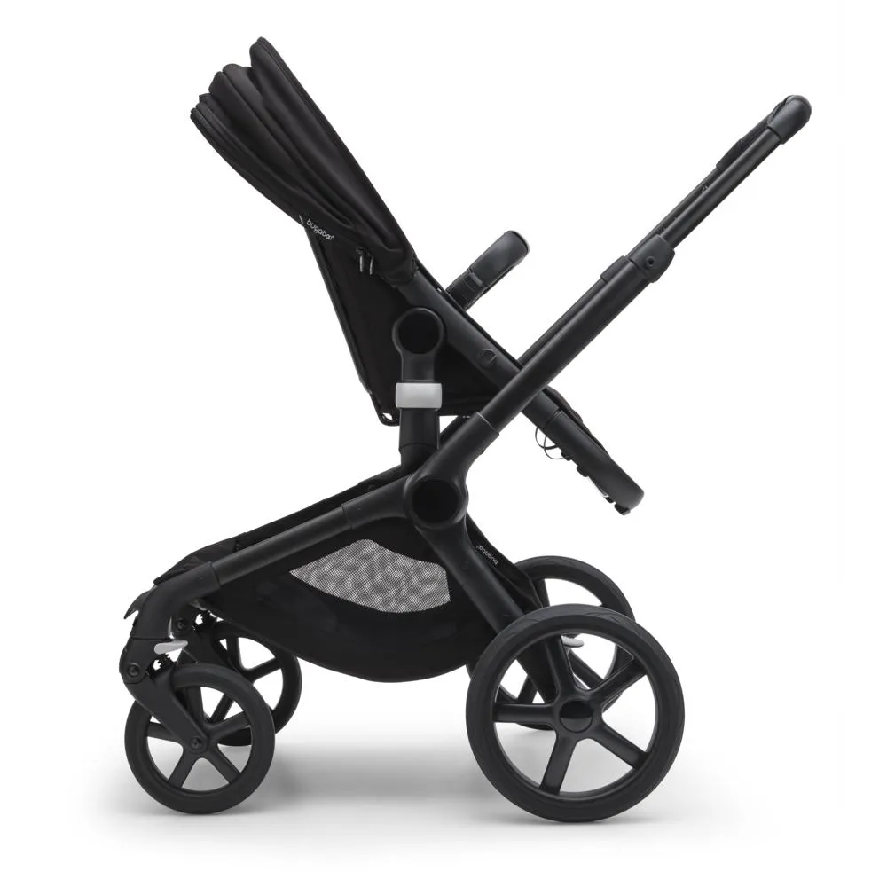 Bugaboo, Fox 5 Complete Travel Bundle w/ Aton B2, Black/Grey Melange
