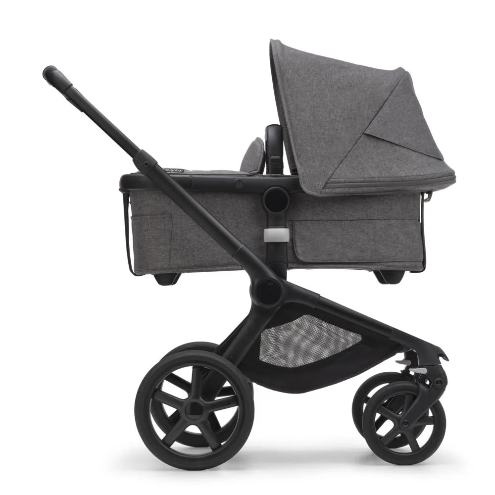 Bugaboo, Fox 5 Complete Travel Bundle w/ Cloud T, Black/Grey Melange