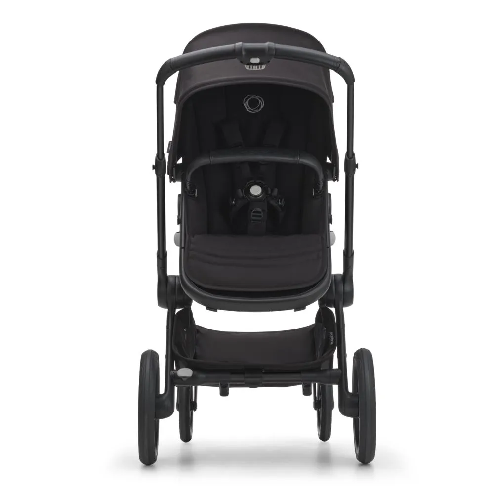 Bugaboo, Fox 5 Complete Travel Bundle w/ Turtle Air, Black/Grey Melange