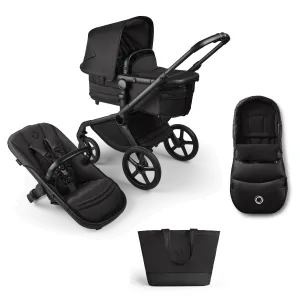 Bugaboo Fox 5 Essential Bundle, Noir Limited Edition - Black Moonlight