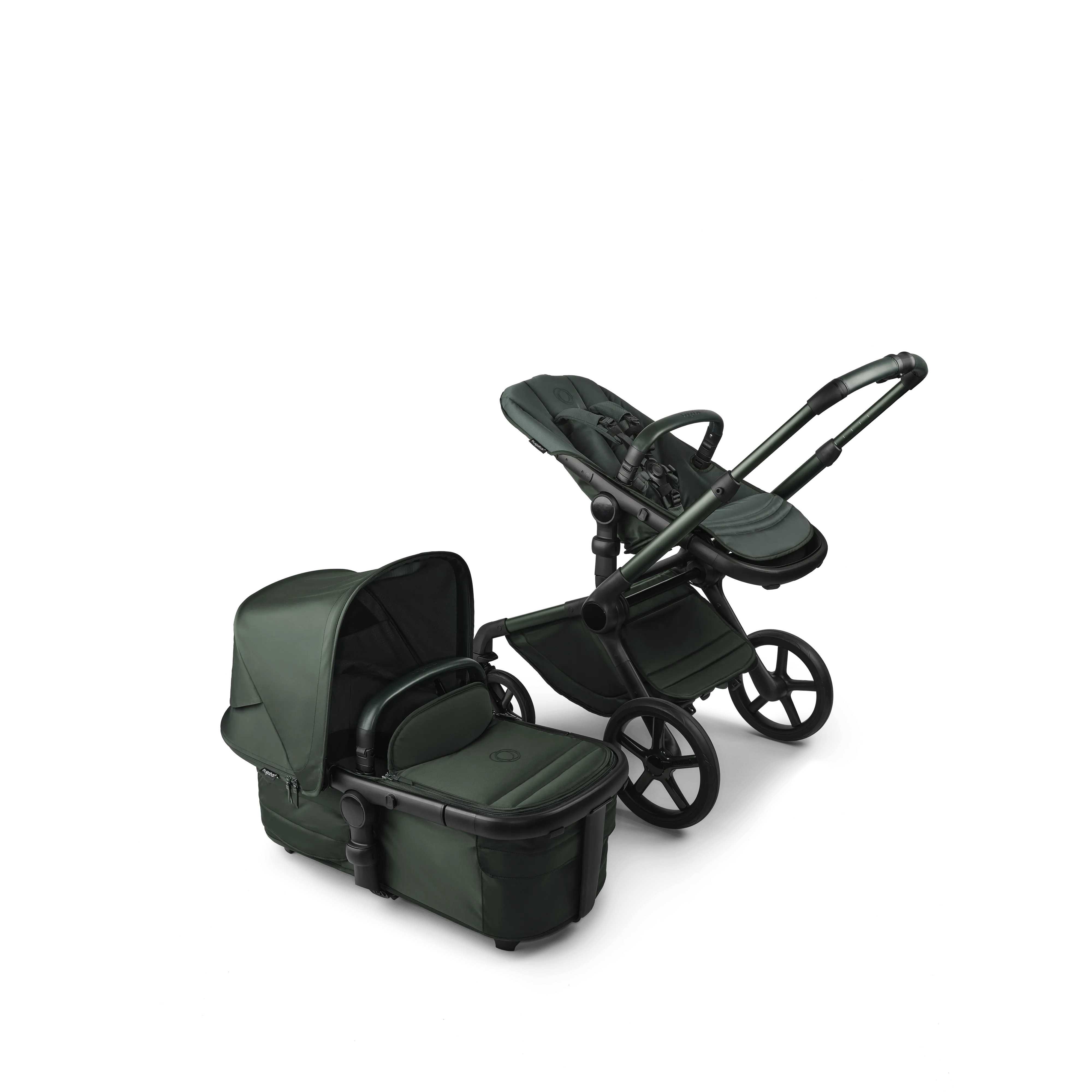 Bugaboo Fox 5 Essential Bundle, Noir Limited Edition - Midnight Green