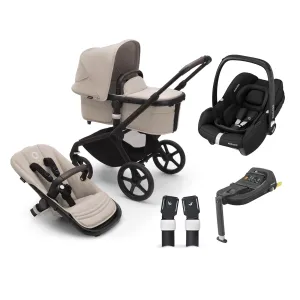 Bugaboo Fox 5 Maxi-Cosi Bundle - Black/Desert Taupe