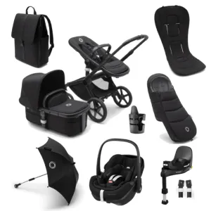 Bugaboo Fox 5, Pebble 360 PRO 2 Ultimate Travel System - Black
