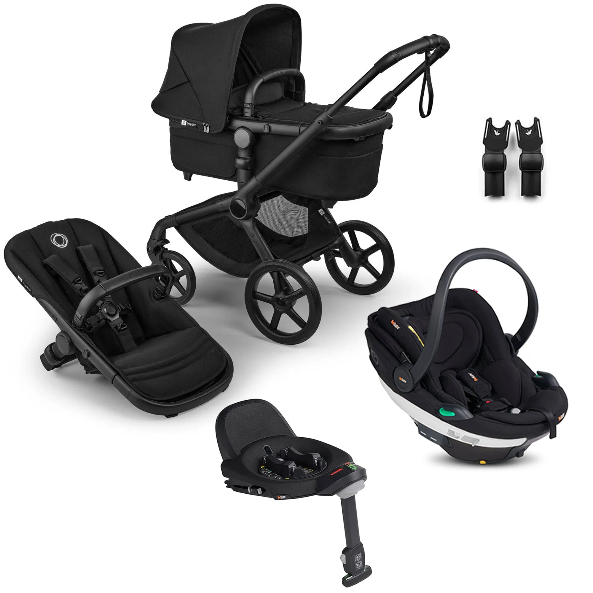 Bugaboo Fox 5 Renew BeSafe Travel System Bundle - Heritage Black