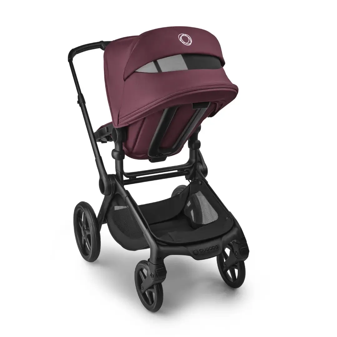 Bugaboo Fox 5 Renew Carrycot And Seat Pushchair - Dark Cherry